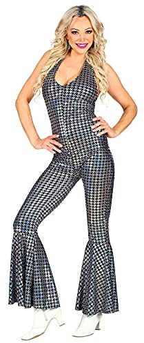 W WIDMANN MILANO Party Fashion - Kostüm Disco Style 70er Jahre, Overall, Dancing Queen, Faschingskostüme, Karneval