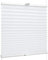 SchattenFreude Klemmfix-Plissee für Fenster | Mit Klemm-Haltern | Ohne Bohren | Reinweiß, Breite: 135cm x Höhe: 130cm