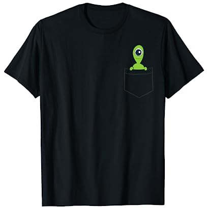 Alien In Tasche Süßer Taschen Alien T-Shirt
