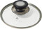 EUROXANTY Tapa de Cristal para Ollas Con Borde de Acero Inoxidable | Asa y Orificio para el Vapor | Ahorro Energético | 24 cm