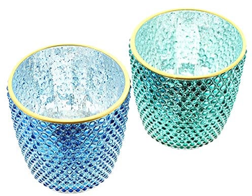 Windlicht Aqua, im 2er Set