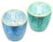 Windlicht Aqua, im 2er Set