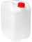 Acan - Garrafa Apta para Uso alimentario Disponible 20 l,10 l,5 l, Bidón,Tangue Agua, Jarra plástico alimentario, Ideal para Bebidas, Aguas, liquitos etc (Blanco 20 L)