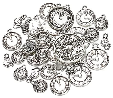 MiaLover 40 Stück Antik Steampunk Zahnräder Metall Anhänger Zahnraeder Steampunk Armbanduhr Zahnrad Charms Retro Schmuck für Handgemachte Accessoires DIY Dekorationen Schmuck Basteln(