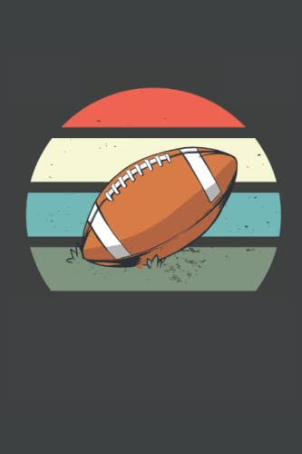 American Football: American Football Notizbuch/Organizer/Tagebuch/ 120 Seiten liniert/6x9 Zoll/ A5