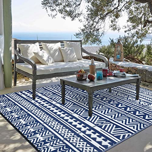 Enyhom Tappeto extra large per esterni, 180 x 270 cm, resistente, per esterni, patio, campeggio, giardino, picnic, spiaggia, balcone, terrazza, cortile, portico, escursionismo