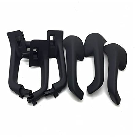 Poignées portières intérieures Pour VW Pour Golf 5 GTi MK5 Pour Jetta MK5 1999-2012 Ensemble De Couleurs Noires Poignée De Porte Intérieure De Voiture Couvercle De Saisie Poignée Porte Intérieure Voit
