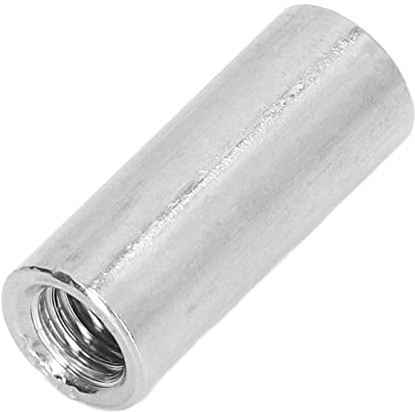 10 Stück M8 X1,25 Runde Verbindungsmuttern 304 Edelstahl Überwurfmuttern 30 Mm Länge