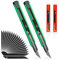 EHDIS 2 pezzi Taglierino Cutter Professionale 9mm con 20 Lame a Scatto, Taglierini Retrattili, con Corpo in Alluminio, Taglierino Multiuso Autobloccante, per Tagli di Precisione, Verde