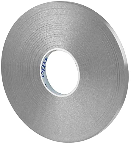 DONQL 1 Rollen Ringelband Geschenkband, 5MM 50M Geschenkbänder für Geburtstag Hochzeit Abschlussfeier Ballonverschlüsse Geschenkverpackung Luftballon Seidenband Saisonale Dekoband (silber)