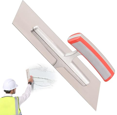macto Betonkelle, Trockenbaukelle | Flache Handkellen für Mauerwerk,Ergonomische Fugenkelle, leichte Kelle, Betonwerkzeug für Beton, Zement, Trockenbau, Verputzen, Gipskartonplatten
