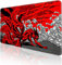 YOSOOLL Tappetino Mouse XXL Tappetino Mouse Gaming 900 * 400 * 3mm Tappeto Scrivania Impermeabile Antiscivolo (Rosso)