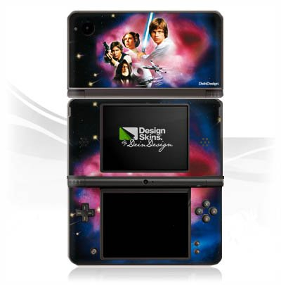 Skin kompatibel mit Nintendo DSi XL Folie Sticker Star Wars Lichtschwert Fanartikel