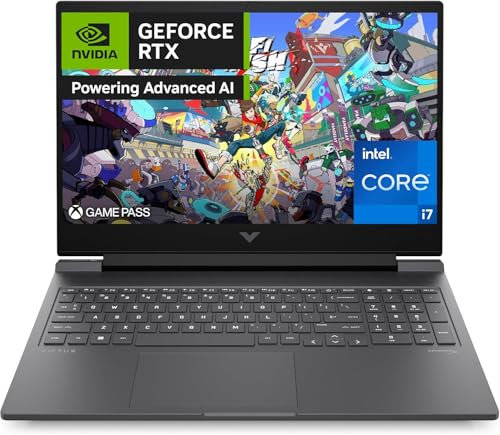 HP Victus 16-r1005sl Notebook, Intel Core i7-14700HX, RAM 32GB DDR5-5600MHz, 1TB SSD, Display 16.1 FHD IPS 144Hz, RTX 4070 8GB, Wi-Fi 6, BLE, FreeDOS 3.0, 1 Mese di PC Game Pass incluso, Nero, 16