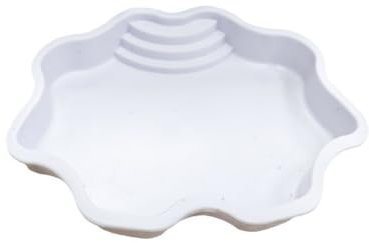 Generico Piscina per Tartarughe di Terra |. 30x23x6 Cm per Acqua |. Vassoio per Tartarughe |. Vasca da Bagno per Rettili per Tartarughe,Vasca per Tartarughe di Terra, Rana Cornuta, Bianco