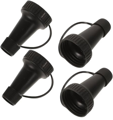 Vaguelly 4pcs Crystal Bottle Pour Spout Liquor Pour Spout Shot Pourer Dispenser Kitchen Nozzle Water Bottle Stopper and Toy Accessories