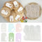 SVOCK 6pcs Silikonformen Gießformen Ostern Frühling, Silikonform Anhänger Ostern, Silikonform Ostern Formen für Gips Gießen, Gießformen Silikon Frühling Bastelbeton zum Gießen, Ostern Hase Gießformen