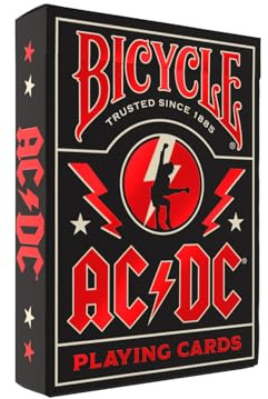 Bicycle - AC/DC, 6.5 cm x 1.75 cm x 9.2 cm, White