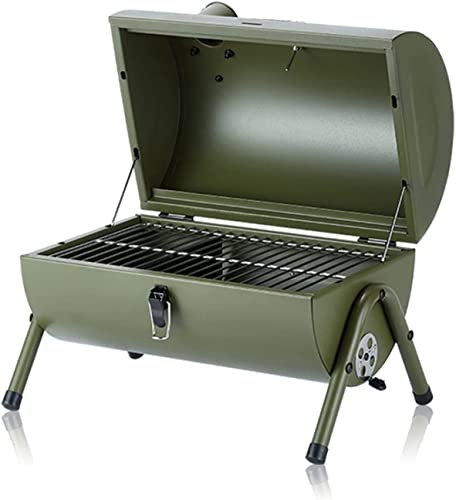 Tragbarer Gasgrill für den Außenbereich, klappbarer Holzkohlegrill, Tischgrill für Camping, Garten, Hinterhof