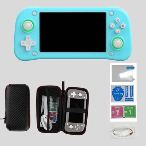 Para XF43 - Pantalla de consola de juegos portátil de código abierto, salida de TV, dispositivo de video infantil, consola de bolsillo, jugadores, portátil, L0J5 regalo