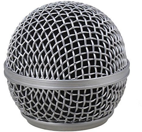 lovermusic mit Chrom-Ausrüstung mit Mikrofon Kompatibel Grille sm-58