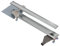 Nordona extraflache Edelstahl Duschrinne Complete Basic Abgang seitlich Länge: 100 cm Inkl. befliesbare Mulde, Niederprofilsiphon Einbautiefe nur 6 cm