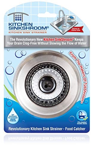 SinkShroom Filtro de fregadero de acero inoxidable sin obstrucciones (estándar)