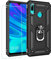 Joytag Cover per Huawei P Smart 2019 Custodia + Vetro temperato Silicone TPU 360 Grado Anello Girevole Magnetico Supporto Cassa del Telefono dell'auto Case-Nero