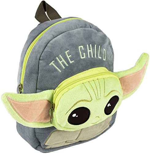 CERDÁ LIFE'S LITTLE MOMENTS Niños Mochila Guarderia Bebe Niño de The Mandalorian-Licencia Oficial Disney, Gris