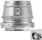TTArtisan 35mm F1.4 Obiettivo fotocamera APS-C MF compatibile con fotocamere E-Mount A5000 A6400 A6500 A6600 NEX A7 A7I A7R A7RIV A7S A7SI A7SII A9 e altro.(argento)