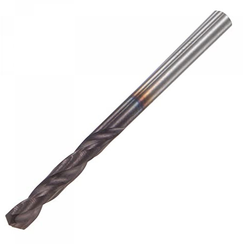sourcing map 2,5mm DIN K45 Carbure de tungstène Revêtement AlTiSin Foret pour acier inoxydable
