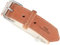 FREUDENTIER® Hundehalsband aus Leder, Made in Holland, gefüttert & super komfortabel, hochwertiges breites Lederhalsband aus Vollnarbenleder, Model “Amstelpark” (51.5-61.5cm Halsumfang, Cognac)
