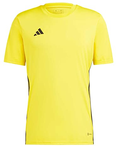 ADIDAS Men's TABELA 23 JSY T-Shirt, Team Yellow/Black, M