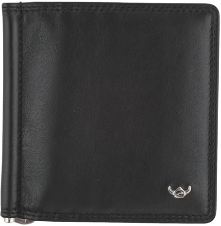 Golden Head Polo RFID Protect Money Clip Billfold Wallet Black