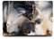 Berkin Art Case for 15 Microsoft Surface Laptop 5/4/3, 2022, 2021, 2019 Metal Palm Model 1872/1873 /1953/1979 with Keyboard Cover & Screen Protector Maximalism Marble and Gold Baroque
