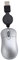 Veemoon Mini Usb Wired Mouse Portable Retractable Optical Computer Mouse with Ergonomic Design for Desktop and Notebook Use Silver Color
