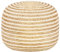 Toshilian Pouf Repose-Pied, Pouf Ottoman Tabouret Bas de Salon Pouf Fait à la Main 45x30 cm Jute