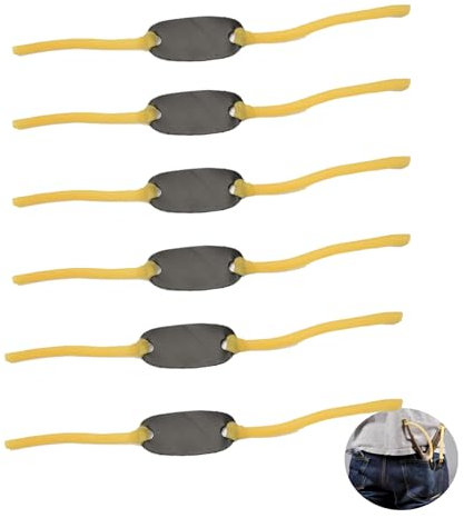 SHPUJUN 6 Stück Steinschleuder,Starke Schleuder Zwille für Erwachsene Outdoor,Jagd Slingshot Gummi,Zwille Steinschleuder Profi für Jagd Präzision,Jagd Steinschleuder Gummi Ersatz,Slingshots Set