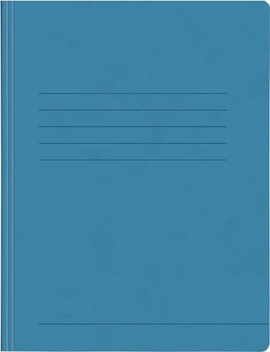Papiertiger Schnellhefter aus Karton/Pappe für Schule und Büro extrastark (Pressspankarton, türkis, 25er Pack)