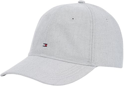 Tommy Hilfiger Herren Cap Flag Oxford 6 Panel aus Baumwolle, Blau (Space Blue), Einheitsgröße