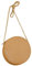 Jamron Fait Main Rond Sac de Paille Sac à Bandoulière Bohème Fleur Sac de Plage avec Fermeture Éclair SN0702152 Grand Marron