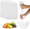 LONZIKP 6 Pièces Tissu Passoire Réutilisable Tissé Tissu Passoire Nylon Filtrant Lavable avec Cordon de Serrage pour Lait de Noix Fromage Café Yaourt Jus de Fruits (20 × 30 cm)