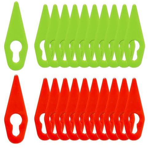 MOSTFUN 100 Teilige Rasentrimmer Kunststoffklinge, Rasentrimmer Ersatzmesser Gartenmäher Ersatzmesser Kompatibel mit Gtech Rasentrimmer ST01 ST02 ST04 ST05 ST20 GT3.0 GT4.0 GT50