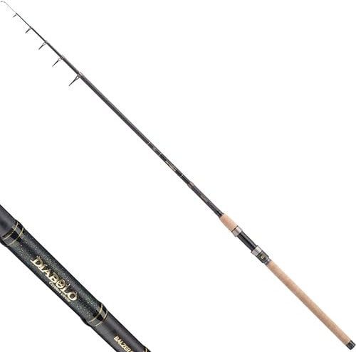 Balzer Forellenrute Diabolo Golden Circle Tele Forelle - Profi Teleskoprute 3-20g (3,00 m)