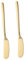 UTHCLO 2Piezas Cuchillo Inoxidable Para Untar y Queso De Espatula Para Decorar y Crema Utensilios De Cocina