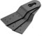 Zeroupshop Paquete de 3 anclajes de techo de protección contra caídas, accesorios de montaje de aluminio resistente, anclajes de seguridad para construcción de marco de madera, color negro