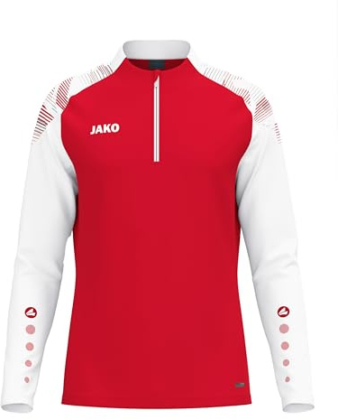 JAKO Ziptop Sonic – Sportpullover für Kinder, dynamischer Trainingspullover für Sport und Freizeit im modernen Look