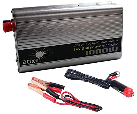BOOMBOOST Portable 1000W Car Power Onduleur de Voiture Adaptateur USB DC 24V AC 220V Chargeur Convertisseur