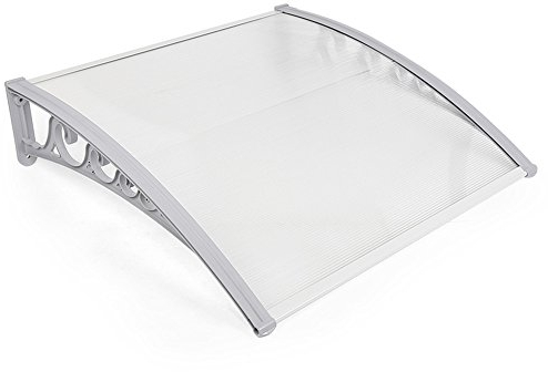 Vordächer für den Außenbereich, Vordach aus Polycarbonat, gewölbtes Vordach für Türen oder Fenster, für den Außenbereich