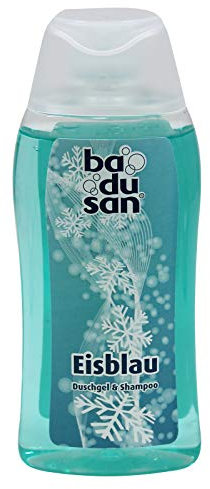 badusan Duschbad Eisblau 200 ml, Duschgel, ph-hautneutral Pflegedusche Körperpflege Showergel